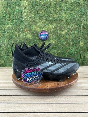 Adidas Adizero Impact Men Cleat Black Silver Carbon Snakeskin